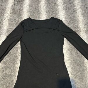 SHEIN Classic Black Long Sleeve Top